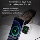 Carregador por indução 3 em 1 ultra rápido