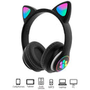 Fone de Ouvido gamer de gato com LED