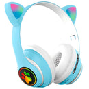 Fone de Ouvido gamer de gato com LED