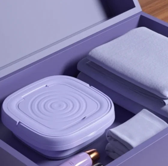 Mini maquina de lavar roupas dobrável portátil elétrica