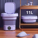 Mini maquina de lavar roupas dobrável portátil elétrica