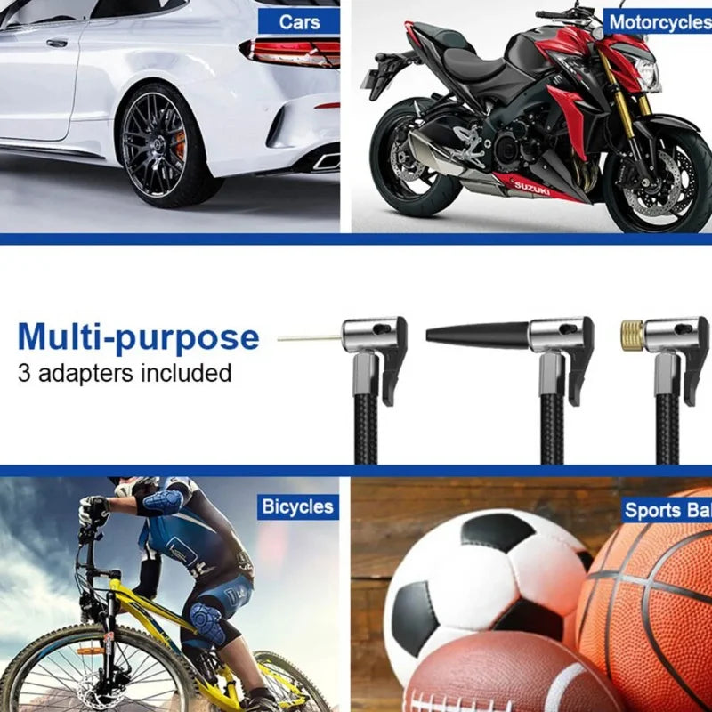 Calibrador de pneu portátil elétrico